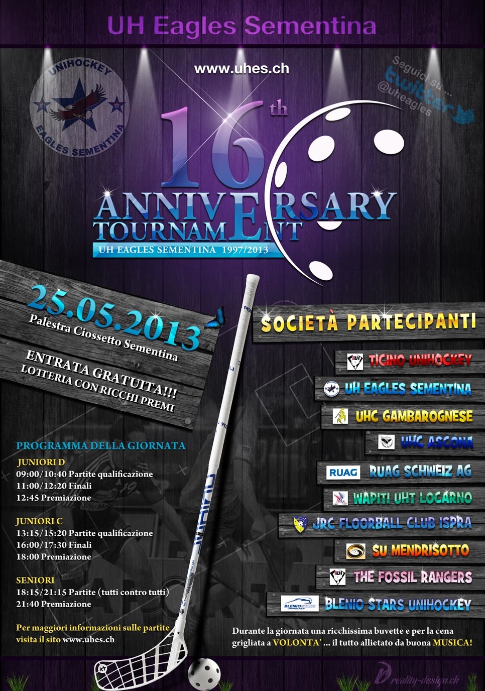 Flyer 16 Anniversary Tournament 2013