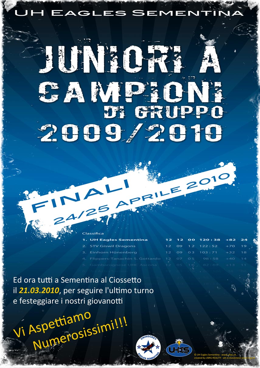 Flyer juniori A Campioni 2009/2010