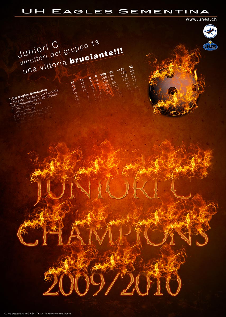 Flyer juniori C Campioni 2009/2010