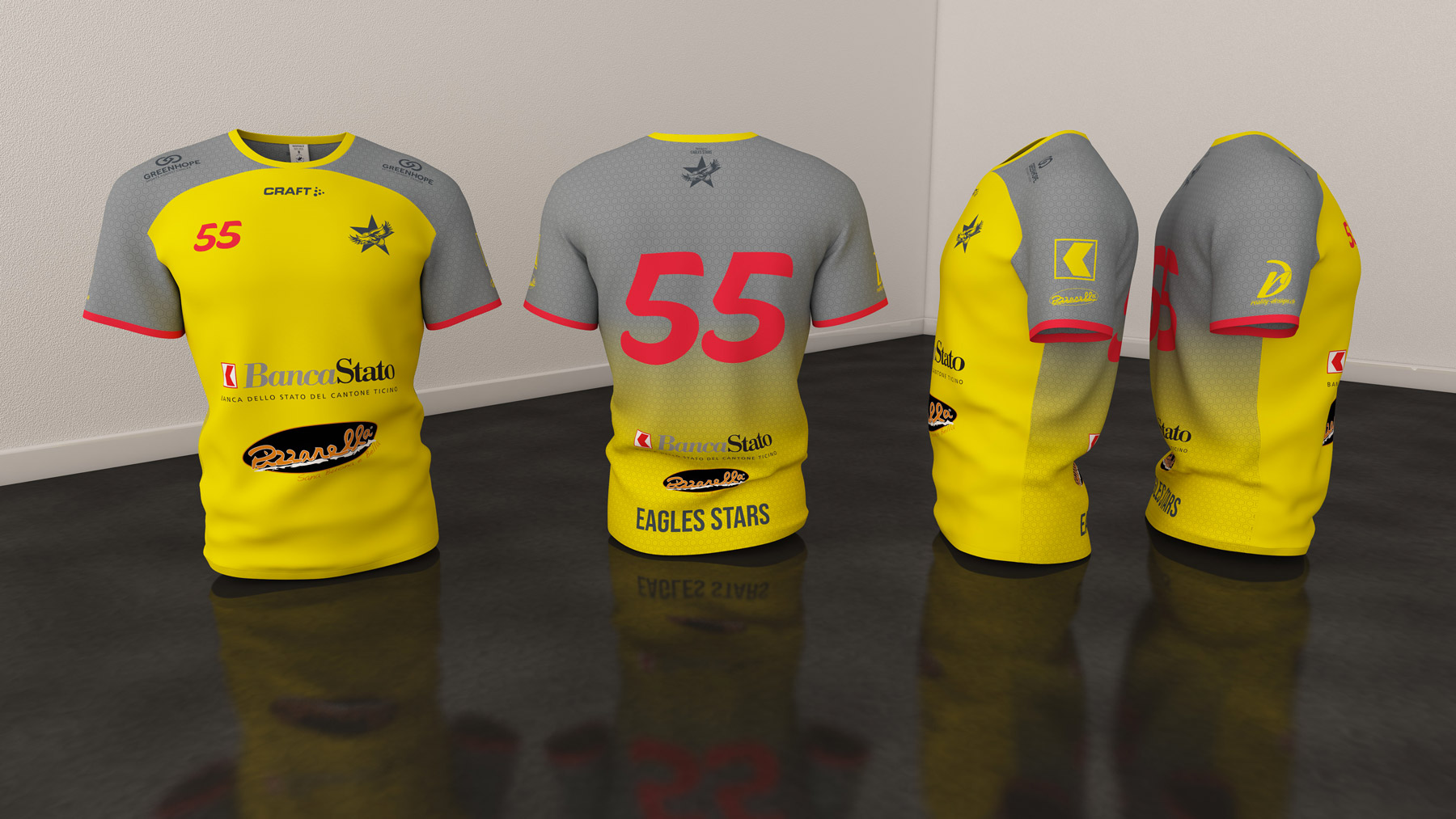 Render Maglia Eagles Stars 2025/2026 Render Maglia Eagles Stars 2025/2026